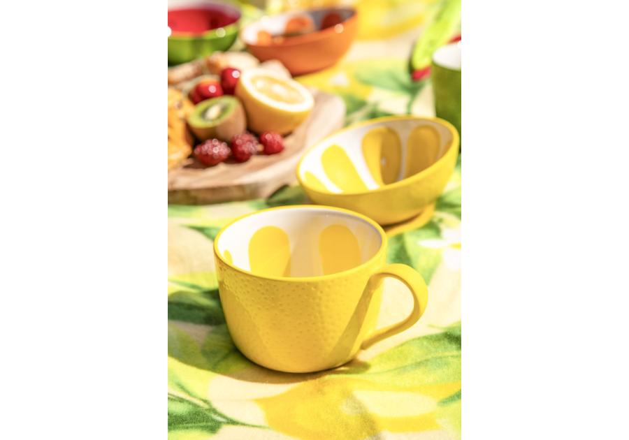 Zdjęcie: Filiżanka ceramiczna jumbo Tropicana cytryna 470 ml ALTOM DESIGN