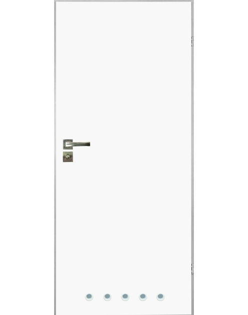 Zdjęcie: Drzwi wewnętrzne Classic 06 Biały 70 cm prawe KR CENTER