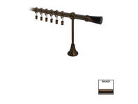 Zdjęcie: Karnisz pojedynczy Victoria fi 19 mm - 400 cm bronze taza KARWEL