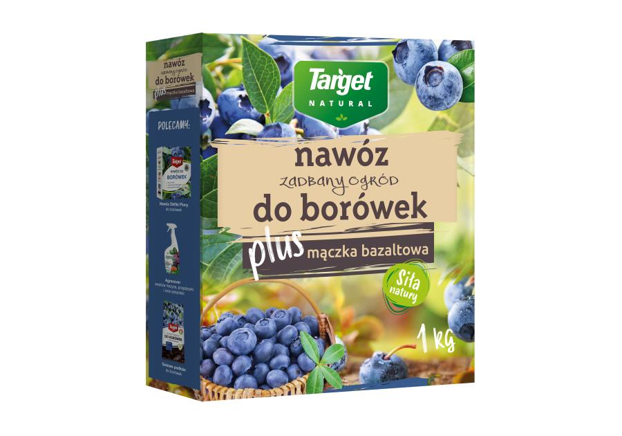 Zdjęcie: Nawóz do borówek z mączką bazaltową Zadbany ogród 1 kg TARGET