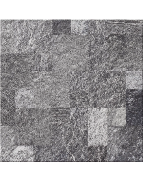 Zdjęcie: Gres szkliwiony g409 grey mix 42x42 cm CERSANIT