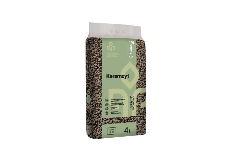 Zdjęcie: Keramzyt ogrodniczy 4 L, 4-10 mm SOBEX