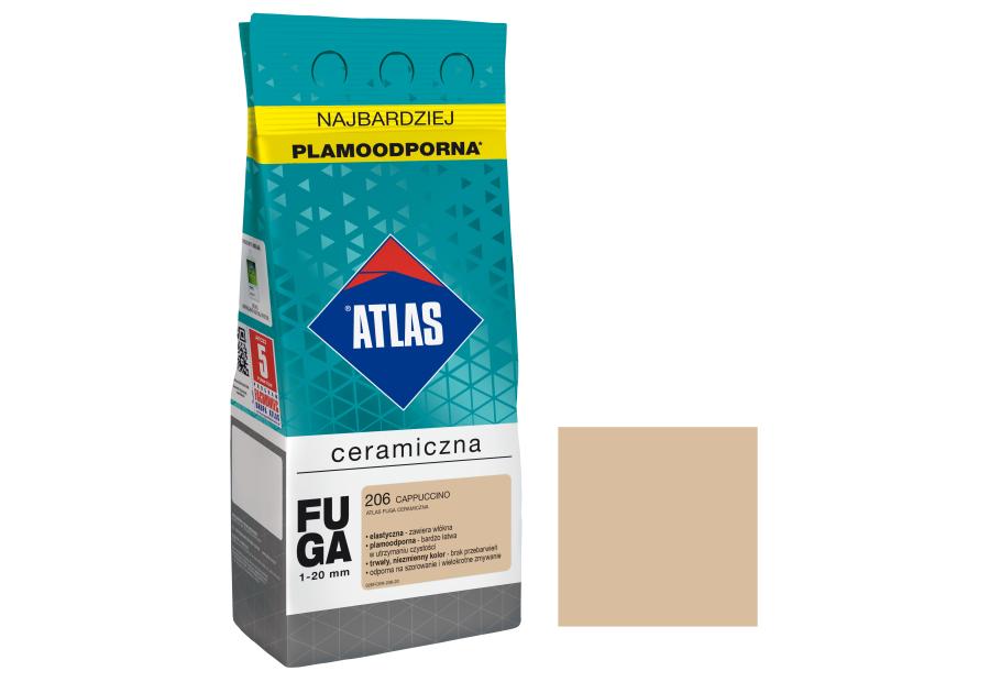 Fuga ceramiczna 206 cappuccino, alubag, 2 kg ATLAS