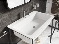 Zdjęcie: Bateria umywalkowa stojąca z obrotową wylewką Fiesta FERRO