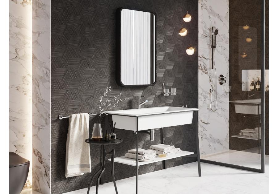 Bateria umywalkowa stojąca z obrotową wylewką Fiesta FERRO