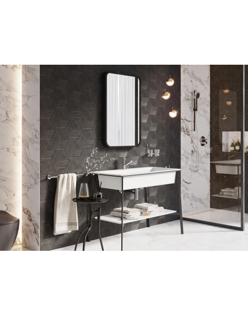 Zdjęcie: Bateria umywalkowa stojąca z obrotową wylewką Fiesta FERRO