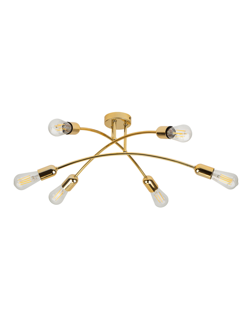 Zdjęcie: Lampa wisząca Helix 6 x E27 złota 4699 TK LIGHTING