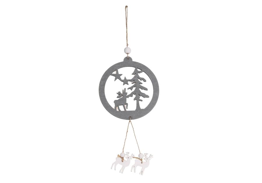 Zdjęcie: Zawieszka świąteczna z Reniferem 14x15/43 cm TIN TOURS