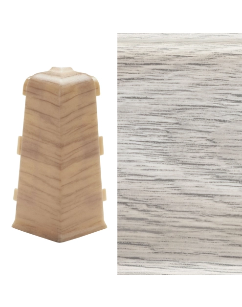 Zdjęcie: Narożnik zewnętrzny do listwy Lars 2 szt. dąb skalny ARBITON