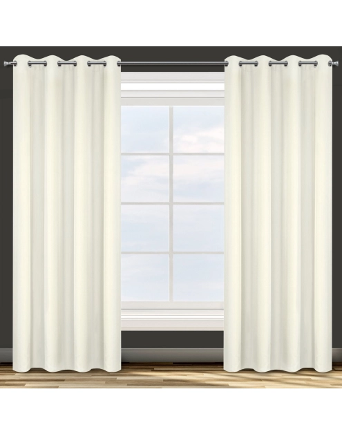 Zdjęcie: Zasłona gotowa D91 Adore 140x250 cm kremowy EUROFIRANY