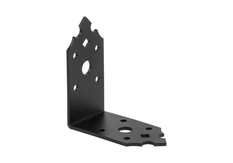 Zdjęcie: Kątownik łącznik 80x80x40 mm ozdobny czarny METRO