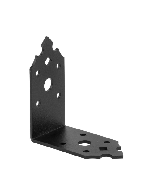 Zdjęcie: Kątownik łącznik 80x80x40 mm ozdobny czarny METRO