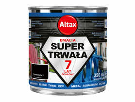 Emalia Super Trwała 0,25 L czarny mat ALTAX