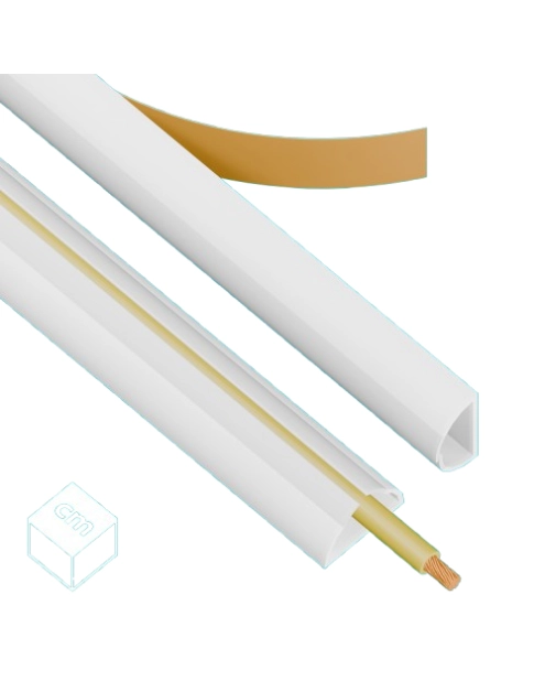 Zdjęcie: Listwa szybki montaż 9/16 1,15 m biała AKS Zielonka