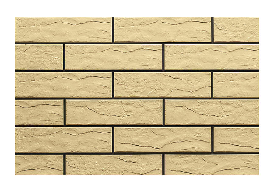 Zdjęcie: Płytka elewacyjna Piaskowa rustiko 24,5x6,5 cm CERRAD