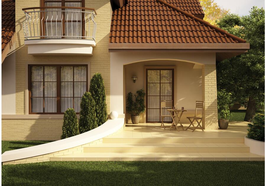 Zdjęcie: Płytka elewacyjna Piaskowa rustiko 24,5x6,5 cm CERRAD