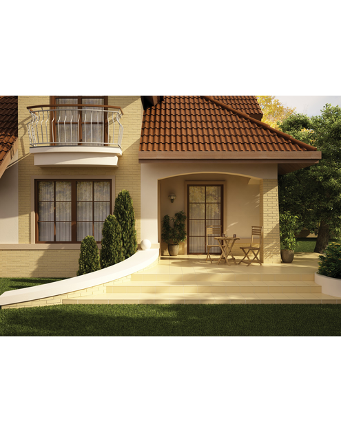 Zdjęcie: Płytka elewacyjna Piaskowa rustiko 24,5x6,5 cm CERRAD