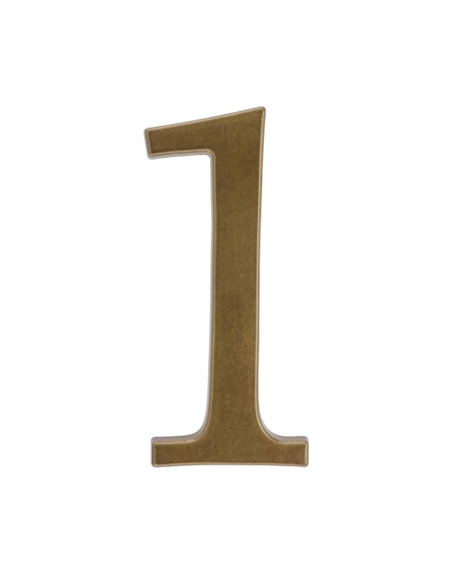 Zdjęcie: Cyfra aluminiowa 1, kolor brąz 190 mm METRO