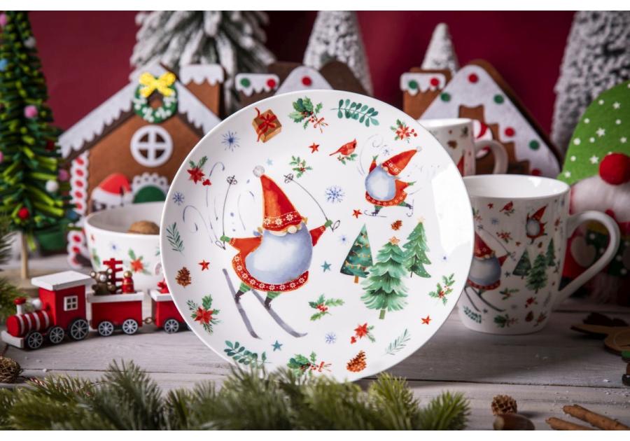 Zdjęcie: Talerz deserowy 20,5 cm Zimowe skrzaty ALTOM DESIGN