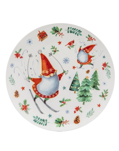 Zdjęcie: Talerz deserowy 20,5 cm Zimowe skrzaty ALTOM DESIGN