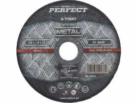 Tarcza metal płaska 125x1,0 mm Perfect s-71657 STALCO