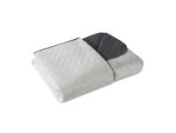 Zdjęcie: Narzuta Tito 170x210 cm srebrno-stalowa EUROFIRANY