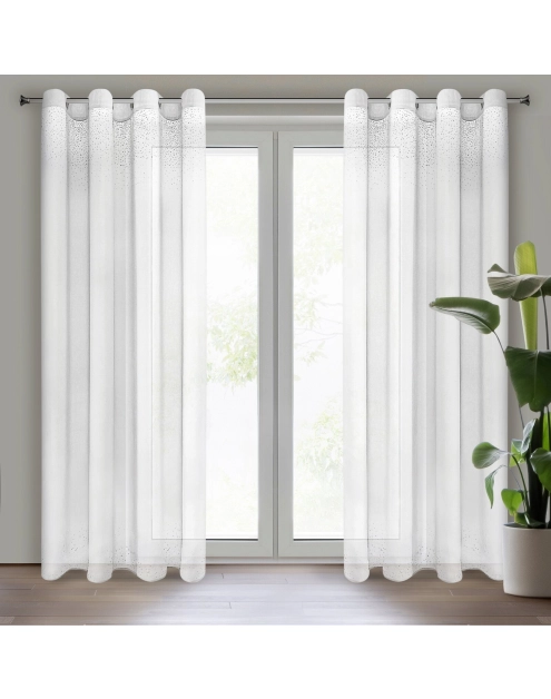 Zdjęcie: Firana gotowa Madie 140x250 cm biały EUROFIRANY