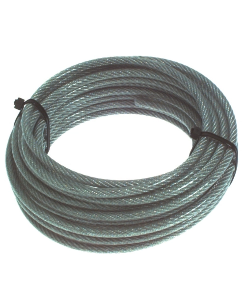 Zdjęcie: Linka stalowa w PCV 34, 200 mb ocynk HSI