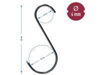 Zdjęcie: Haki do wędzarni - tradycyjne 4 mm x 150 mm 5 szt. 311204 BROWIN