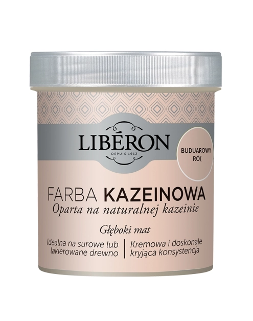 Zdjęcie: Farba kazeinowa buduarowy róż 0,5 L LIBERON
