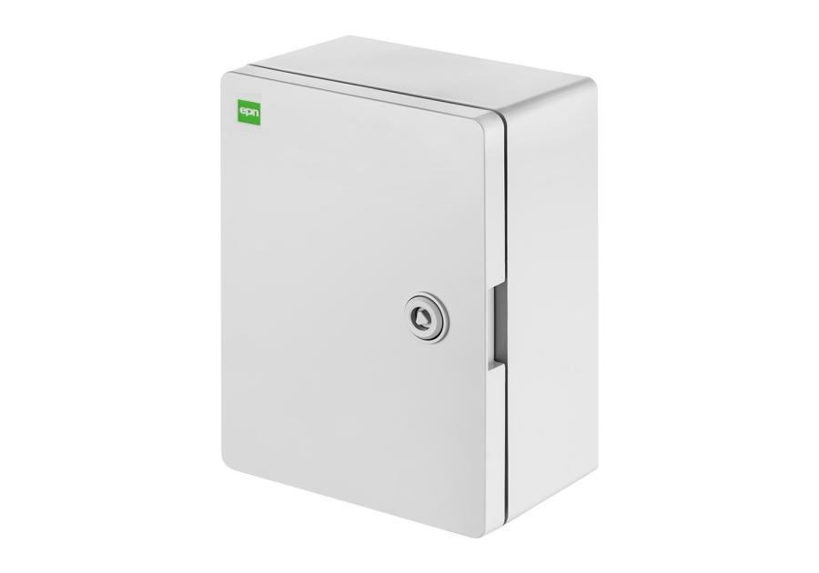 Zdjęcie: Szafka rozdzielcza Industrial SR4 210x280x130 z płytą metalową IP65 szary ELEKTRO-PLAST