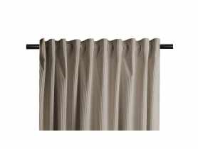 Zasłona welwetowa sztruks casual beż 140x270 cm CHIC HOME