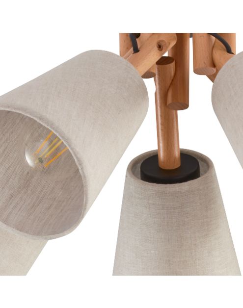 Zdjęcie: Lampa sufitowa Vaio nature 5 x E27 575 TK LIGHTING