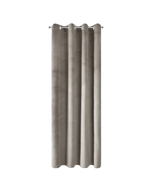 Zdjęcie: Zasłona gotowa Pierre 140x250 cm ciemnobeżowy EUROFIRANY