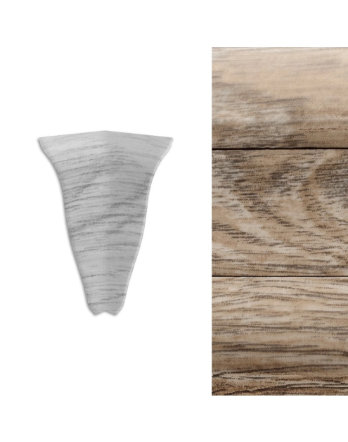 Zdjęcie: Narożnik wewnętrzny do listwy LM55 2 szt. dąb almelo ARBITON