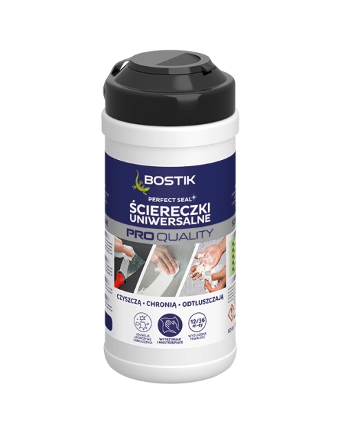Zdjęcie: Ściereczki uniwersalne 20 cm x 30 cm, 80 sztuk Perfect Seal BOSTIK