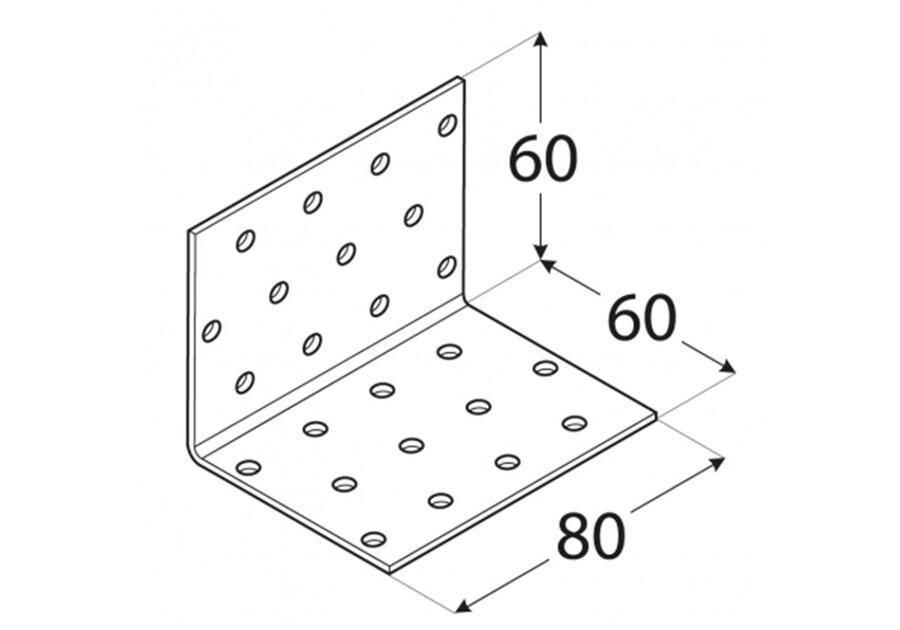 Zdjęcie: Kątownik montażowy 6x6x8 cm KM5 DMX