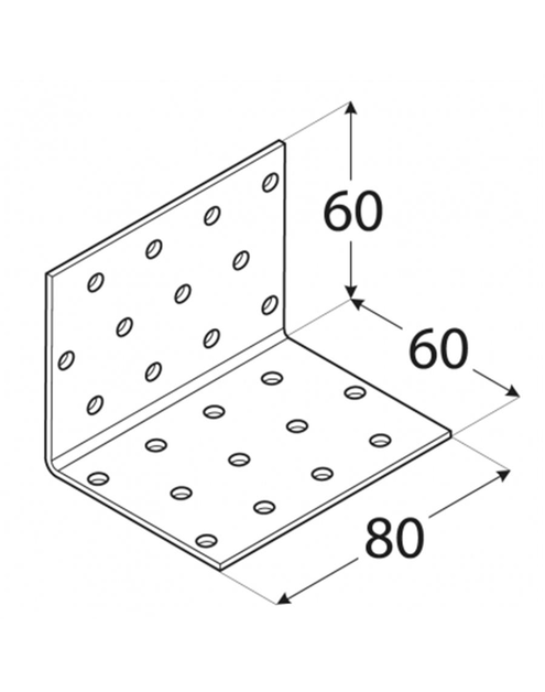 Zdjęcie: Kątownik montażowy 6x6x8 cm KM5 DMX