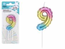 Świeczka urodzinowa Jelly Cyferka 9 72033 RAVI