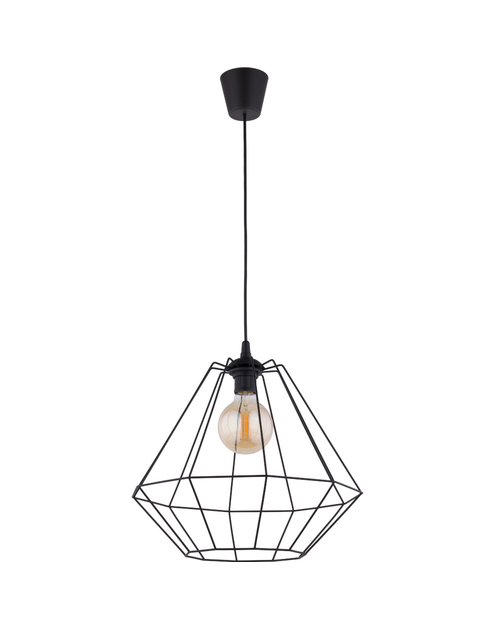 Zdjęcie: Lampa wisząca Diamond 1 x E27 czarna 40 4299 TK LIGHTING