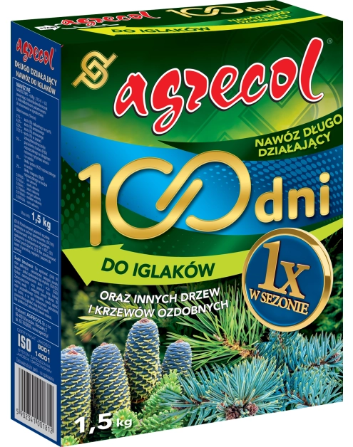 Zdjęcie: Nawóz do iglaków 100 dni 1,5 kg AGRECOL
