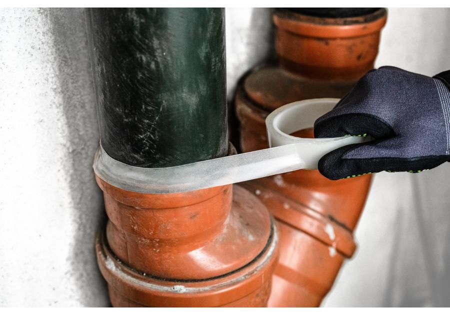 Zdjęcie: Taśma naprawcza uszczelniająca, wodoodporna 38 mm x 1,5 m STALCO PERFECT