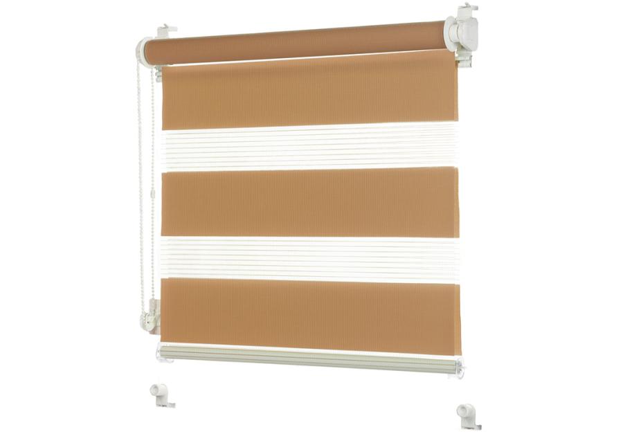 Zdjęcie: Roleta 42x140 cm Zebra II jasny brąz DECODESIGN