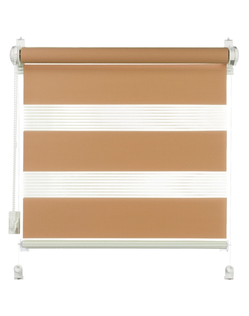 Zdjęcie: Roleta 42x140 cm Zebra II jasny brąz DECODESIGN