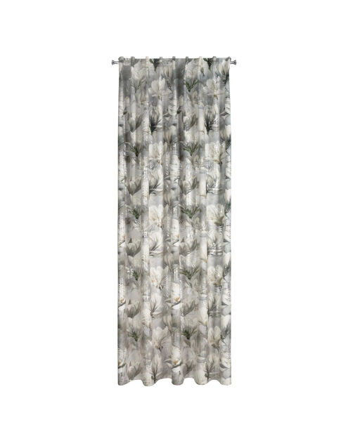 Zdjęcie: Zasłona gotowa Sandy na taśmie 140 x 300 cm stalowy EUROFIRANY