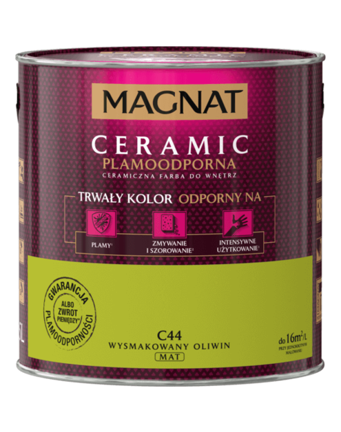Zdjęcie: Farba ceramiczna 2,5 L wysmakowany oliwin MAGNAT CERAMIC