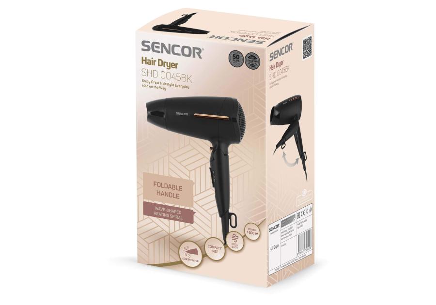 Zdjęcie: Suszarka do włosów SHD 0045BK SENCOR