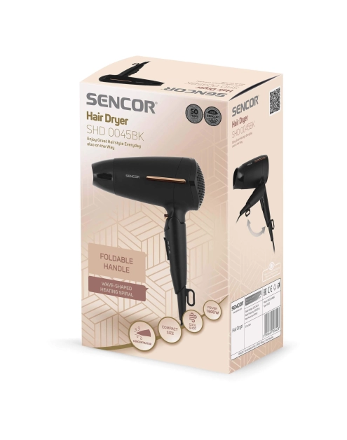 Zdjęcie: Suszarka do włosów SHD 0045BK SENCOR