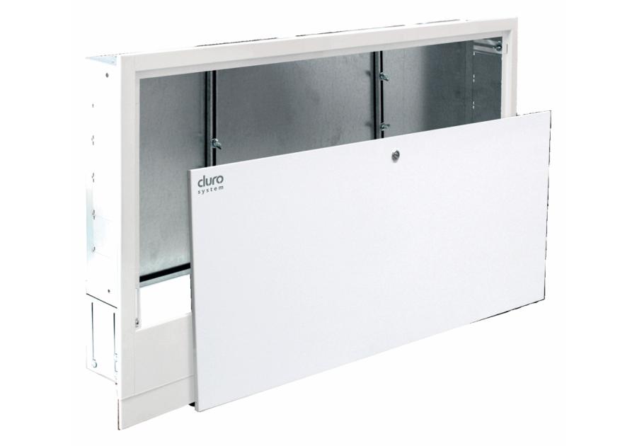 Zdjęcie: Szafka instalacyjna podtynkowa 01 do rozdzielaczy(4 sekcje) 490x530-630x125-170 mm DURO SYSTEM