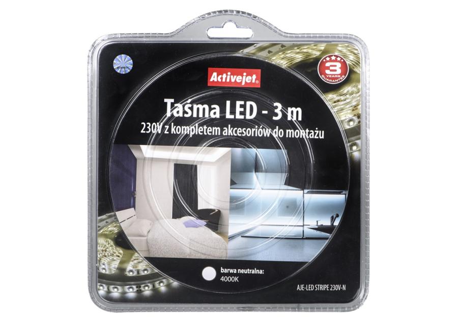 Zdjęcie: Taśma Led Aje-Led Stripe 230V-N 3 m barwa neutralna IP67 ACTIVEJET